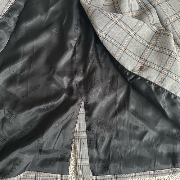 Vero Moda Plaid Grey Blazer - size XS - Picture 4 of 5